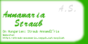 annamaria straub business card